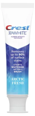 Produktbild von Zahnpasta, Crest 3D White, Arctic Fresh, Zahnaufhellung und frischer Atem Effekt, 93gr