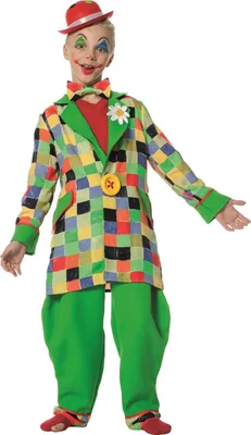 Produktbild von W3319-104 bunt Kinder Junge Clown Kostüm Gr.104