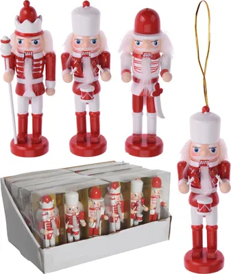 Image de Anhänger DECORIS Nussknacker 3 Stück HOMLA