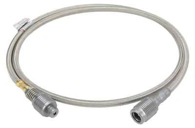 Immagine prodotto di Adattatore per bombole di gas GPL - Tubo di prolunga per fornelli a gas - Acciaio inossidabile - Tubo di prolunga per stufe da campeggio - Adatto per l'uso all'aperto - 16 x 16 x 2 cm