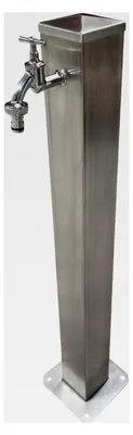 Produktbild von Edelstahl Wassersäule 1/2" Schlauchanschluss 50 cm Wasserverteiler