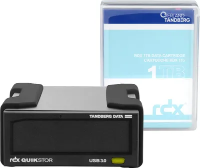 Produktbild von Overland-Tandberg RDX QuikStor External USB+ Cartride - Laufwerk - 1.000 GB