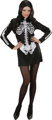 Produktbild von Skeleton Girl Kleid S