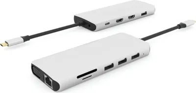 Obrázek produktu pro eSTUFF ES623009, 3.5mm, MicroSD (TransFlash), 60 Hz, Šedá, Hliník, 100 W