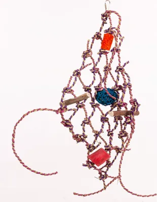 Produktbild von JAVA Sittich- & Papageien Kletternetz · Toy Web · Large · 35 x 38 x 0,5 cm