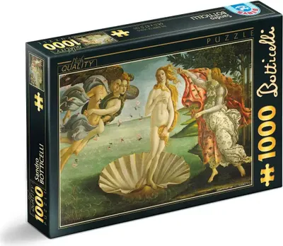 Productafbeelding van Puzzel met 1000 stukjes. "De geboorte van Venus" van Sandro Botticelli