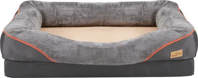 Produktbild von WISFOR Hundebett orthopädisch, Hundesofa Hundekissen Hundekorb, waschbar & rutschfest & Bezug abnehmbar, L: 83x57x25cm