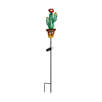 Produktbild von LED Solar Steckleuchte, Kaktus, bunt, H 80 cm