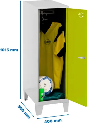 Immagine prodotto di Armadietto Simonrack SIMONLOCKER DISM grigio, verde 8425437121623, 1 armadietto 40,0 x 50,0 x 101,5 cm