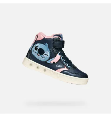 Produktbild von Geox Skylin dunkelblaue Mädchen-Sneaker 26
