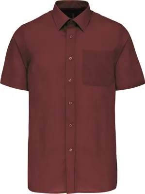Produktbild von Kariban Popeline Kurzarmhemd Baumwollpolyester pflegeleicht für Herren