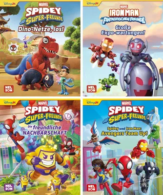 Produktbild von Nelson Mini-Bücher: MARVEL Team Up! 1-4