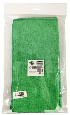Image de Lot de 100 chiffons en microfibre de 30 x 30 cm pour le nettoyage