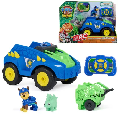 Produktbild von PAW Patrol : Der Dino Film, Chase' ferngesteuertes Dino Rettungs-Fahrzeug, RC Cruiser, 3 Jahr(e), AAA, Mehrfarbig