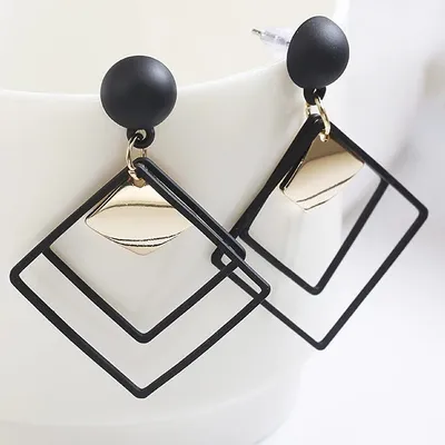 Produktbild von Ohrringe DO-5469 - Elegante schwarze Ohrringe KP5469