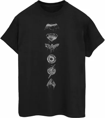 Produktbild von Justice League - T-Shirt für Herren BI634 (L) (Schwarz)
