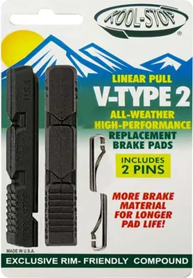 Produktbild von Kool-Stop Bremsgummi -V-Brake-, R16 schwarz für H12