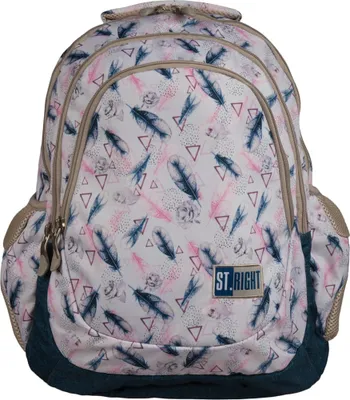 Produktbild von ST.RIGHT mehrfarbig licht Rucksack Schulrucksack Schultasche 27 L Boho