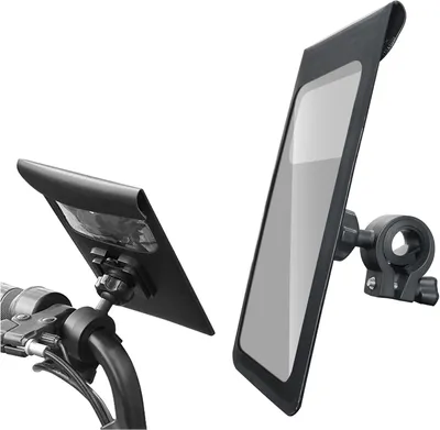 Imagen del producto de Soporte impermeable para teléfono móvil para bicicleta, giratorio 360°, compatible con dispositivos de hasta 6,8 pulgadas