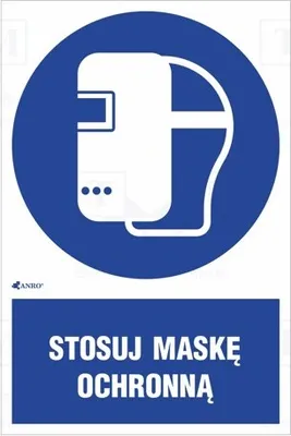 Zdjęcie produktu dla 5 sztuk znaków bezpieczeństwa. Szerokość: 200 mm, wysokość: 300 mm. IM/019/1/C1/P. Tablice ostrzegawcze