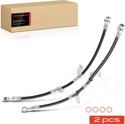 Produktbild von Frankberg 2x Bremsschlauch Bremsschläuche Vorne Links Rechts für KIA Carens IFJ UN Hyundai Elantra XD