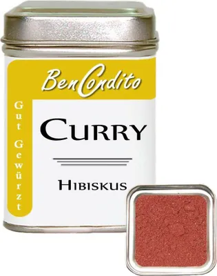 Produktbild von Curry (Currypulver) Hibiskus 80 Gr. Dose