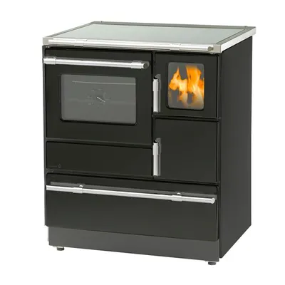Produktbild von Küchenherd / Kohleherd Wamsler K128 F schwarz Glaskeramik Anschluss links