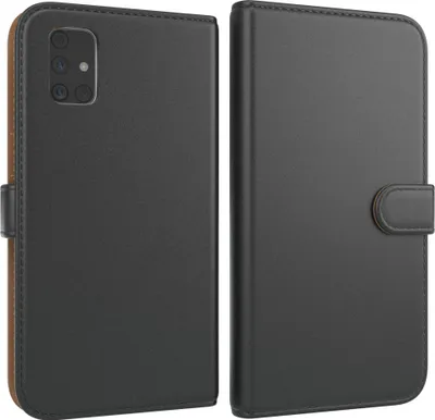 Produktbild von EAZY CASE Business Hülle für Samsung Galaxy M51 klappbar, Premium Kunstleder Handyhülle mit Kartenfach