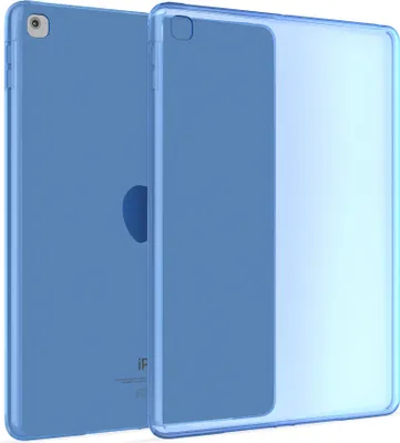 Produktbild von Hülle Kompatibel mit Apple iPad Mini 4 & Mini 5 - Transparent Silikon Cover Case Schutzhülle in Blau