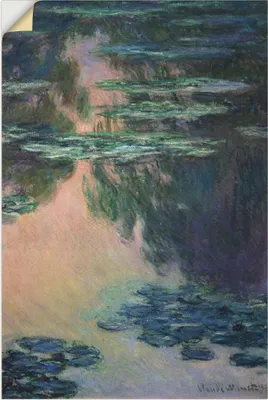 Produktbild von ARTland Wandbild, selbstklebend NymPhéas. Größe: 20x30 cm