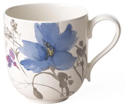 Produktbild von Villeroy & Boch Mariefleur Gris Basic Henkelbecher-Set 4-teilig