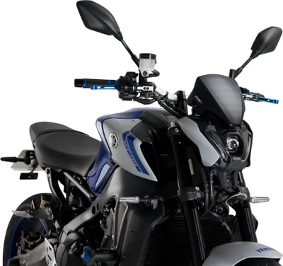 Immagine prodotto di Cupolino PUIG naked sport carbon look omologato ABE per Yamaha