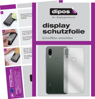 Obrázok produktu pre 6x ochranná fólia pre Umidigi A3S Backside clear Screen Protector Film Ochrana displeja dipos