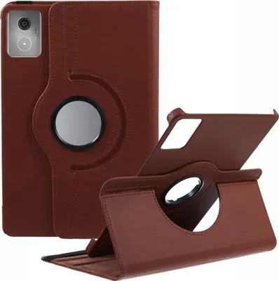 Produktbild von Lenovo Idea Tab 11 Hülle - Coverup 360° Rotating Klapphülle - Braun