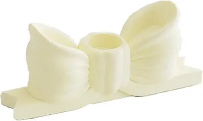 Produktbild von INF Spiral Aromatherapie Kerzenständer Französische Schleife Harz Ornament Gelb