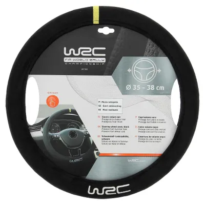 Imagen del producto de Funda para volante de coche, con revestimiento antideslizante, de 35-38 cm, para volantes