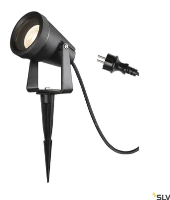Productafbeelding van SLV 1004757 SAMRINA SP, enkele QPAR51, buitenlamp voor in de grond, zwart, IP65