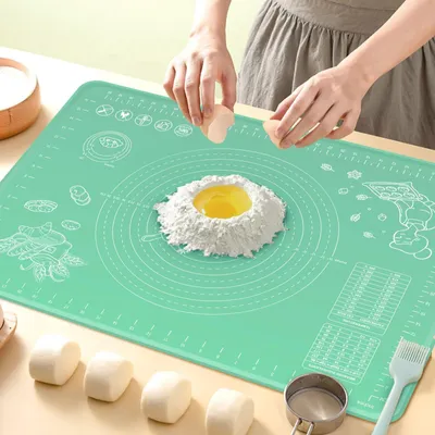 Obrázek produktu pro Omgoods - Silikonová podložka na pečení 80x60 cm - Nepřilnavá pečicí podložka s rozměry