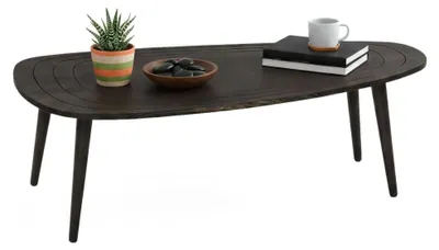 Produktbild von Wohnzimmertisch Dgalluzz, Niedriger Wohnzimmertisch, Kaffeeregal, Couchtisch für Sofa, 115x50h38 cm, Anthrazit