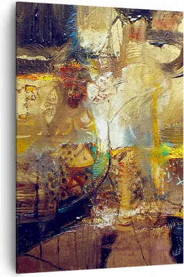 Produktbild von Bild auf Leinwand - Leinwandbild - Einteilig - Abstraktion modern - 70x100cm - Wand Bild - Wanddeko - Wandbilder - Leinwanddruck - Wanddekoration - Leinwand bilder - Wandbild - PA70x100-3483