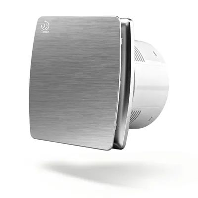 Produktbild von 150mm 18W/35db Badlüfter Leiser Wandventilator, 240m³/h Kräftiger mit Nachlauf - Funktion, Rücklaufklappe Lüfter, für Küche Bad WC, Silber