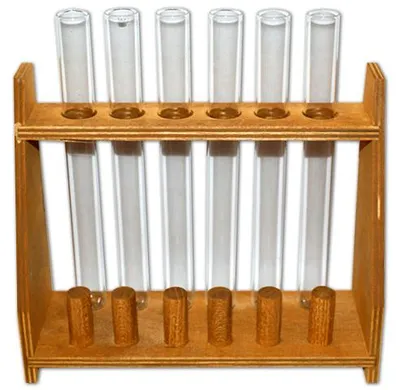 Immagine prodotto di Supporto Degustazione in Legno e Provette