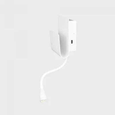 Immagine prodotto di KOHL LIGHTING PIXY Applique 120 x 70 mm bianca 7 + 3 W CRI 80 3000 K non dimmerabile