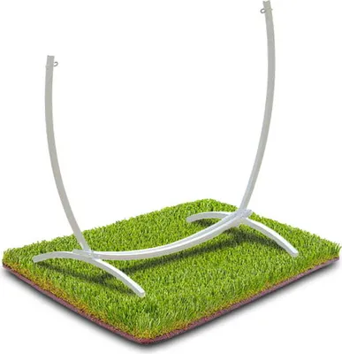 Image de Zolta Support pour hamac - Support 2en1 - Support pour un hamac ou un fauteuil suspendu - 350cm / 127cm - Blanc