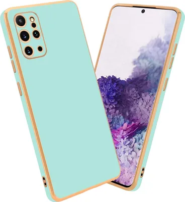 Produktbild von Cadorabo Schutzhülle für Samsung Galaxy S20 PLUS Hülle in Grün Handyhülle TPU Silikon Kameraschutz Etui Case