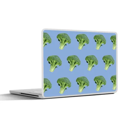 Produktbild von MuchoWow® Laptop Aufkleber Sticker Cover Gemüse - Muster - Blau - Lila 30x21 cm - Sticker für Laptop - Selbstklebend