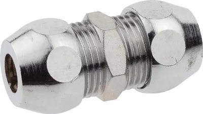 Produktbild von KIRCHHOFF MS Quetschverschraubung -Verbinder, Chrom,3/8 x 10 mmQ