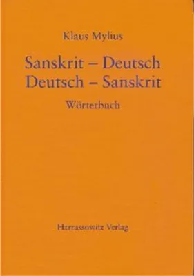 Obrázek produktu pro Wörterbuch Sanskrit-Deutsch /Deutsch-Sanskrit