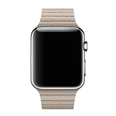 Obrázok produktu pre Kožený remienok Apple pre hodinky Apple Watch, veľkosť 44 mm / 45 mm / 46 mm / 49 mm, farba Stone