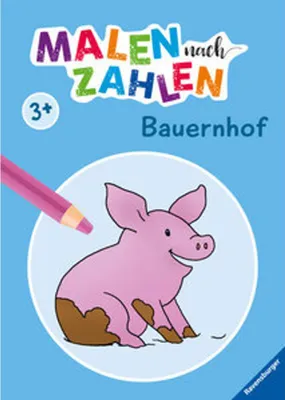 Obrázek produktu pro Ravensburger Buch Kreativität Malen nach Zahlen ab 3 Bauernhof 48974